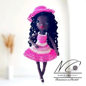Handmade Crochet  Doll and Stuffed. Amigurumi Dolls Toys Or Collections